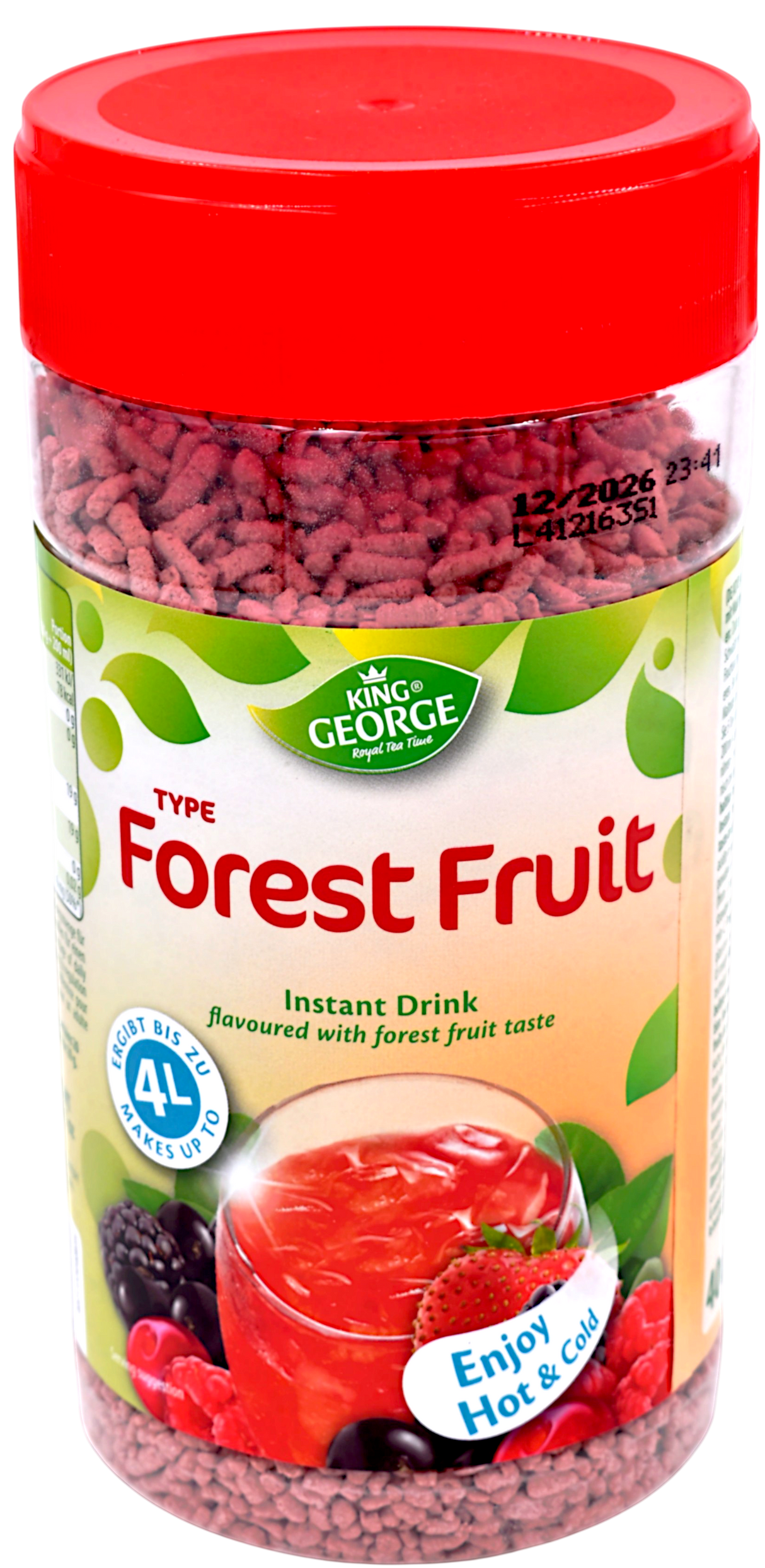 Thé instantané framboise - King George