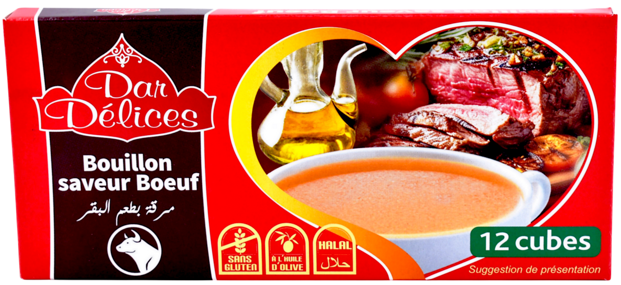 Bouillons cubes saveurs boeuf - Dar Délices