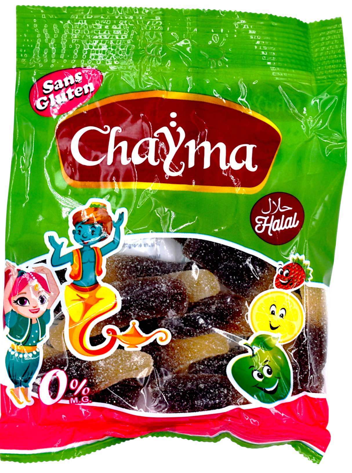 Bouteilles cola sucrées 100g - Chayma