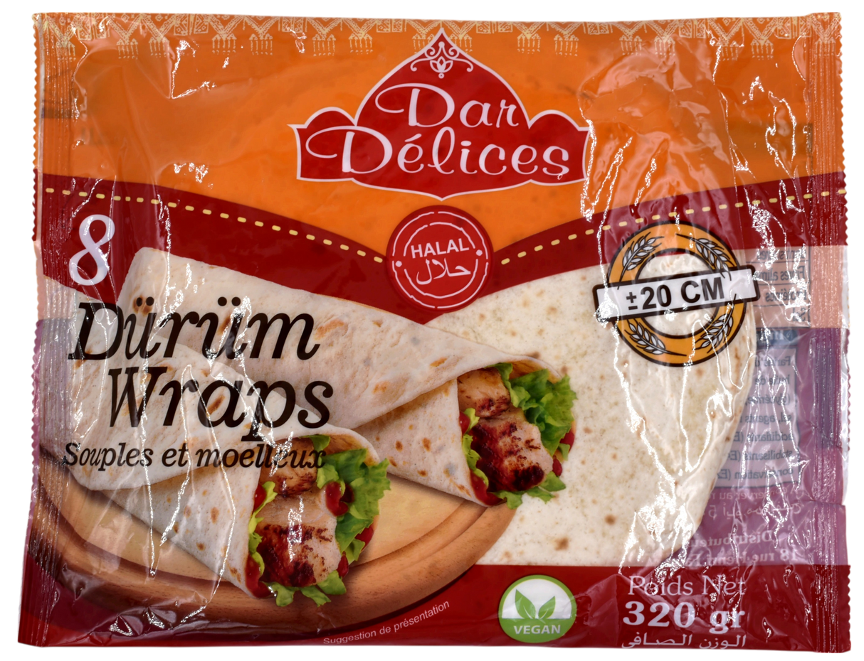 Durum (8 feuilles - 20cm) 320g - Dar Délices