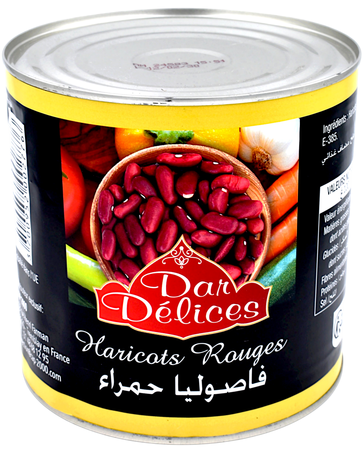 Haricot rouge RHF 2,5kg - Dar Délices