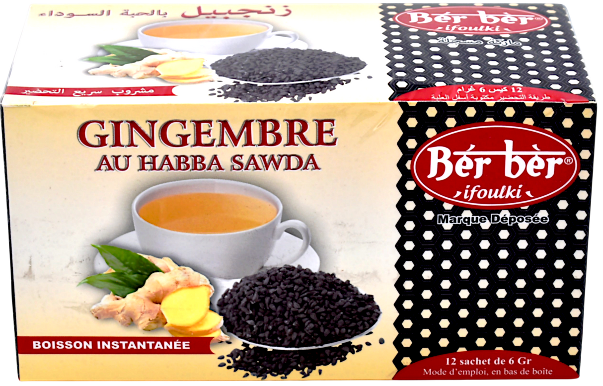 Infusion gingembre gout miel habba swada
