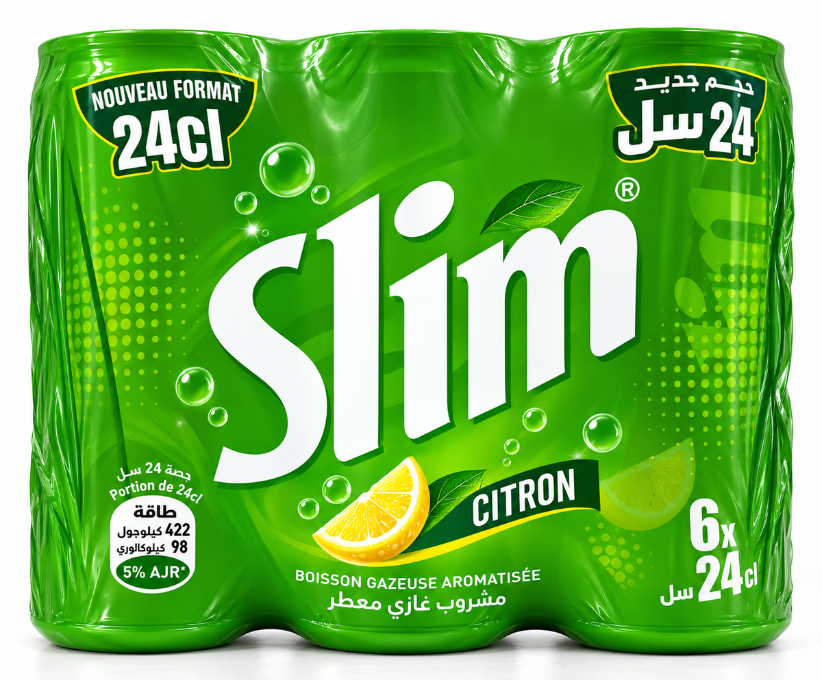 Slim citron canette