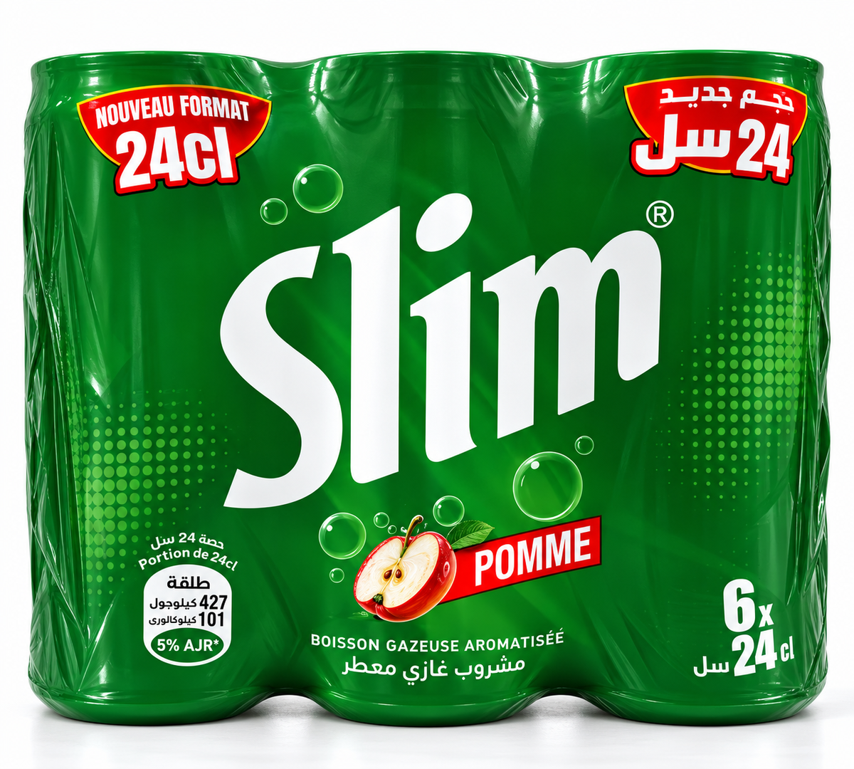 Slim pomme canette