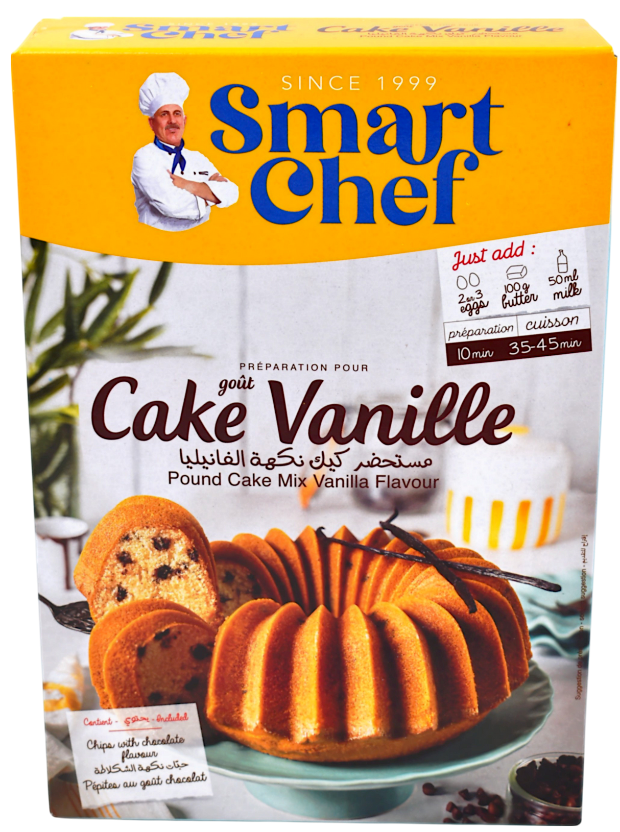 Préparation pour cake vanille - Smart Chef