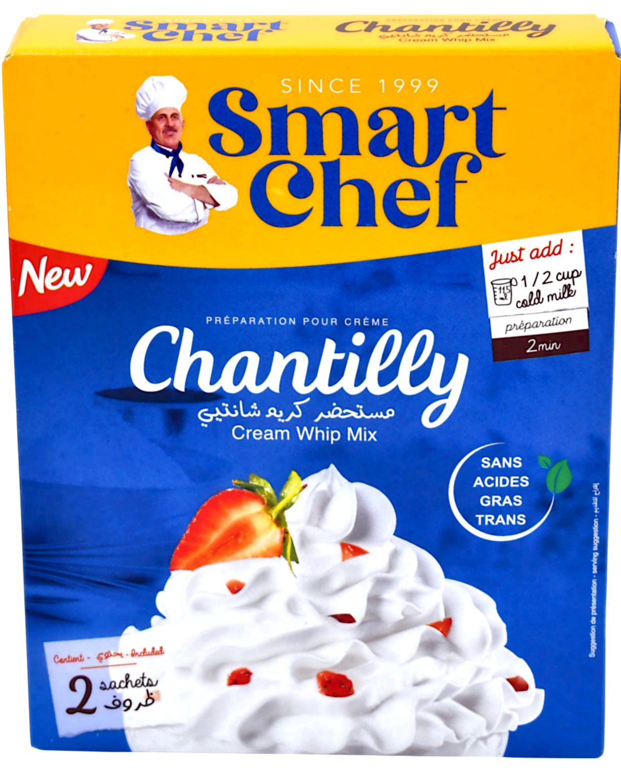 Préparation pour crème chantilly - Smart Chef