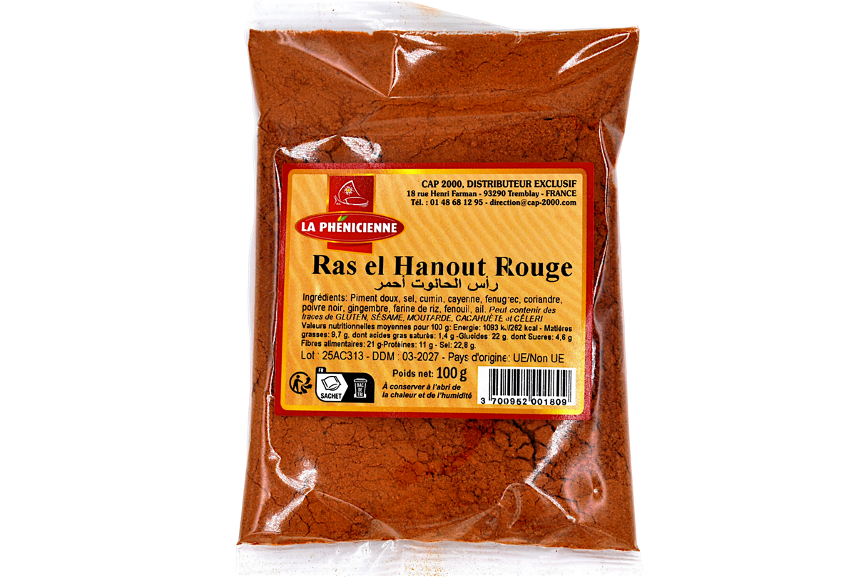 Ras el hanout rouge sachet 100g - La Phénicienne