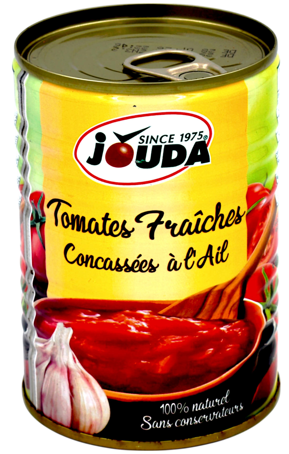 Tomates concassées à l'ail 1/2 - Jouda