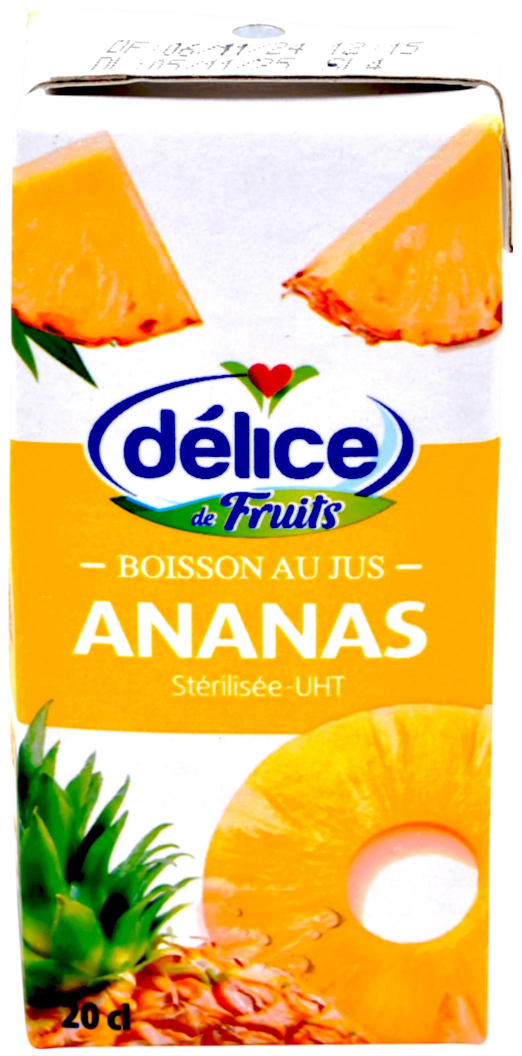 Boisson au jus ananas 20cl - Délice