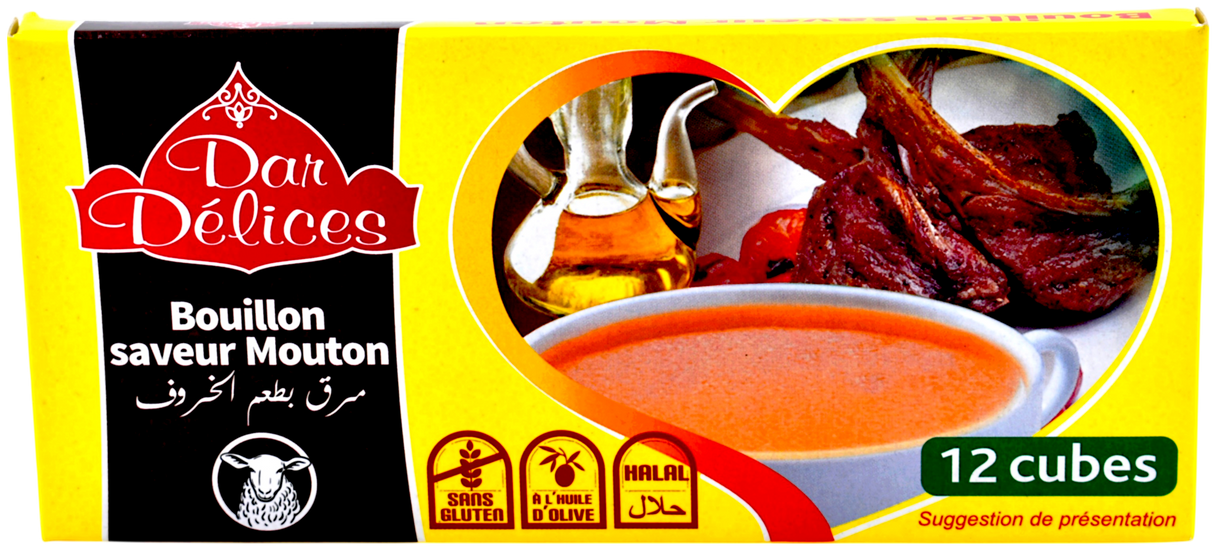 Bouillons cubes saveurs mouton - Dar Délices