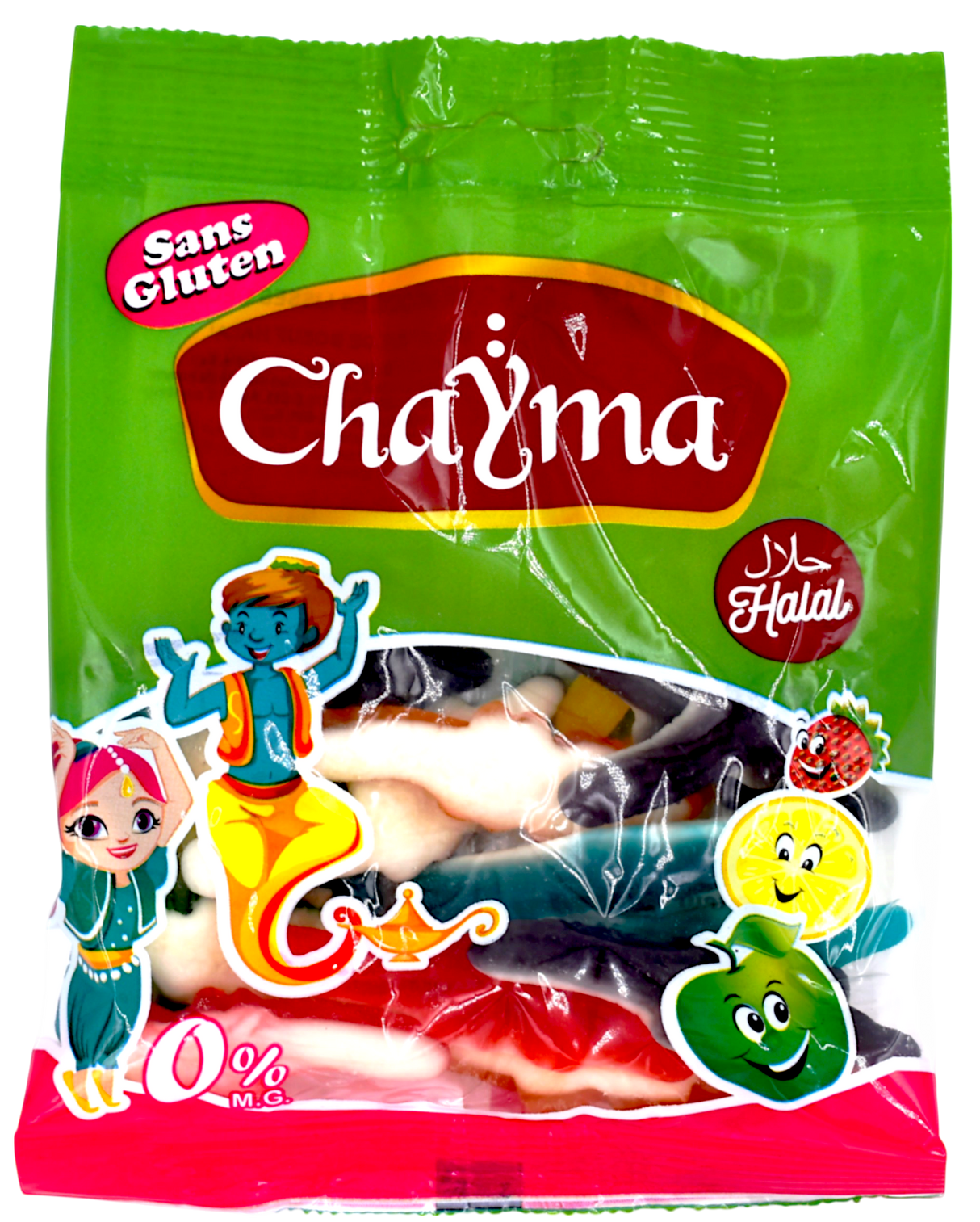 Crocodiles lisses gélifiés 100g - Chayma