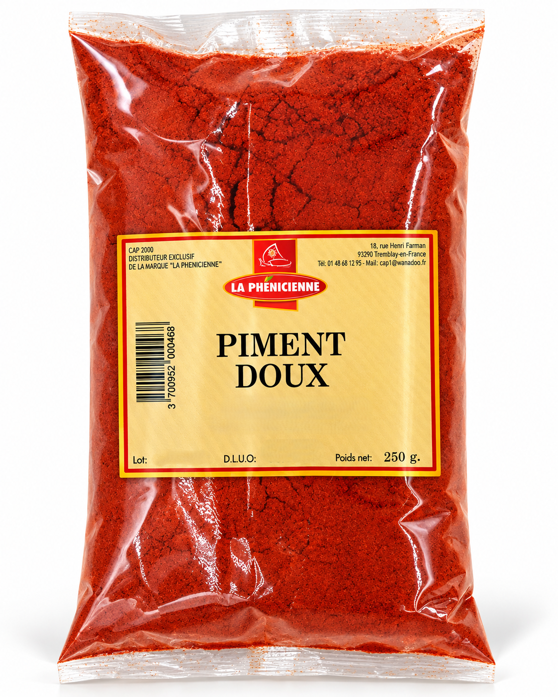 Piment doux 250g La Phénicienne