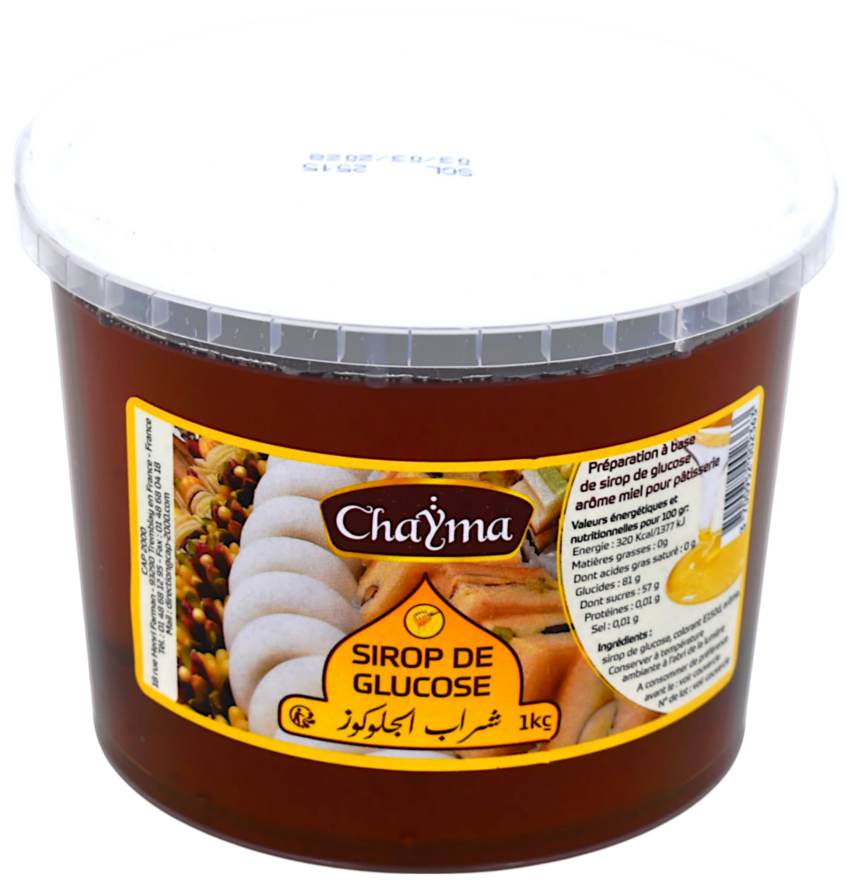 Glucose arôme miel pot 1kg - Chayma