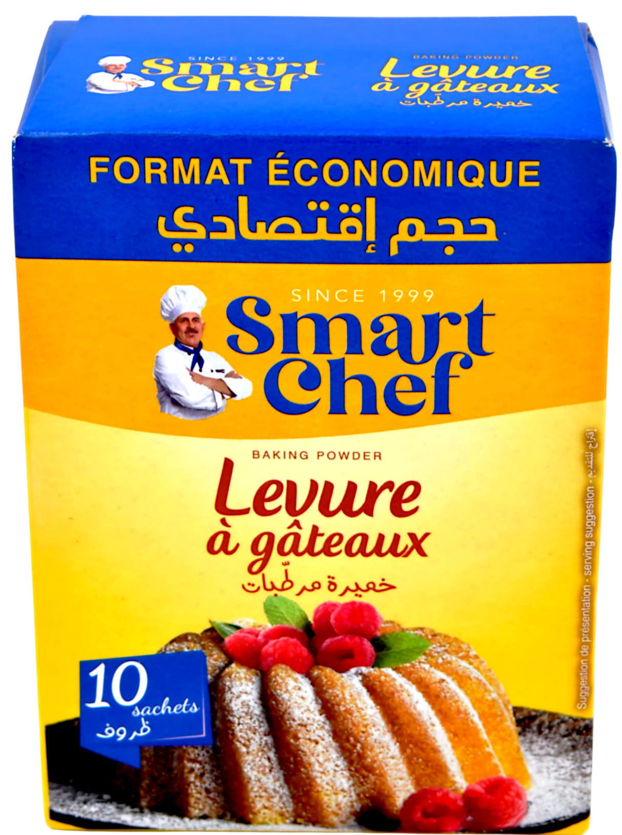 Levure pour gâteaux paquet format éco 100g - Smart Chef