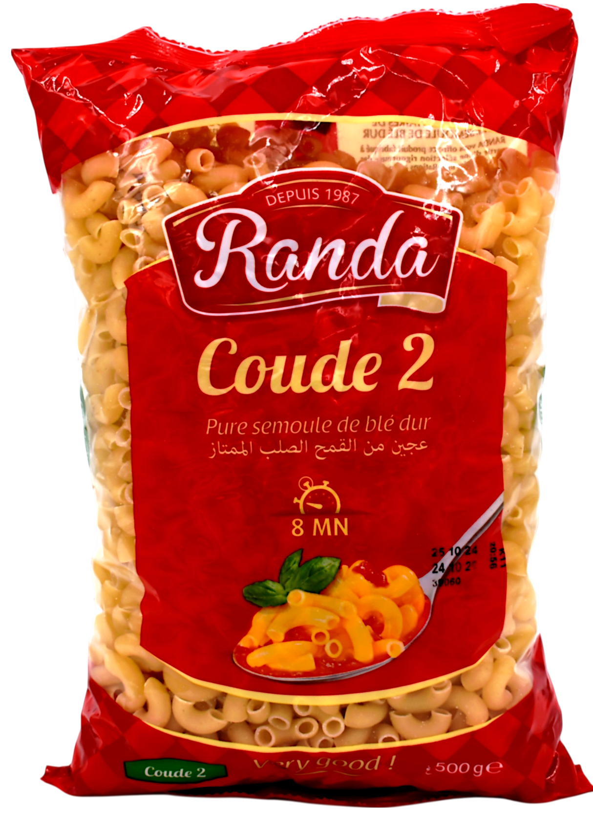 Pates coude 2 500g - Randa