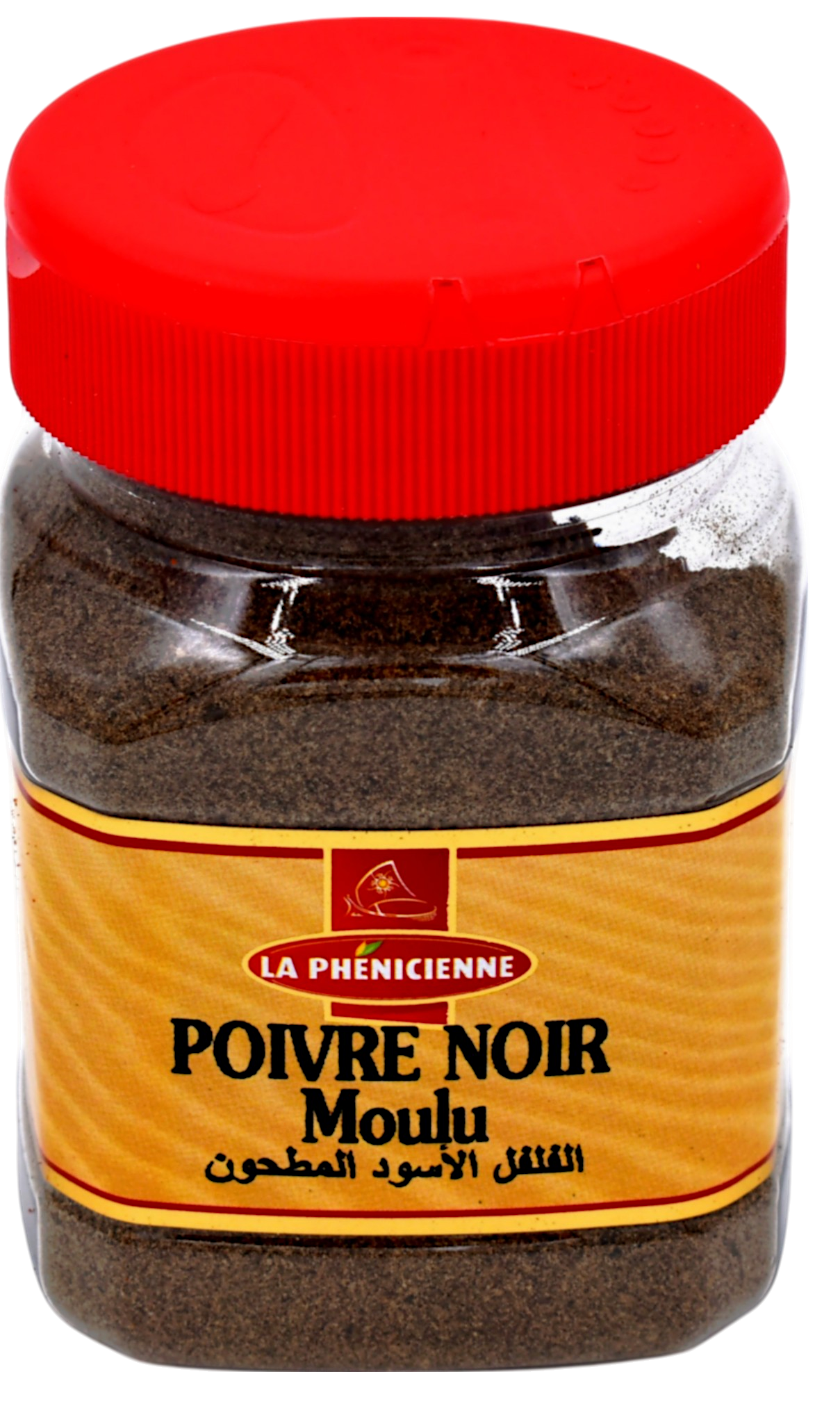 Poivre noir moulu pot - La Phénicienne