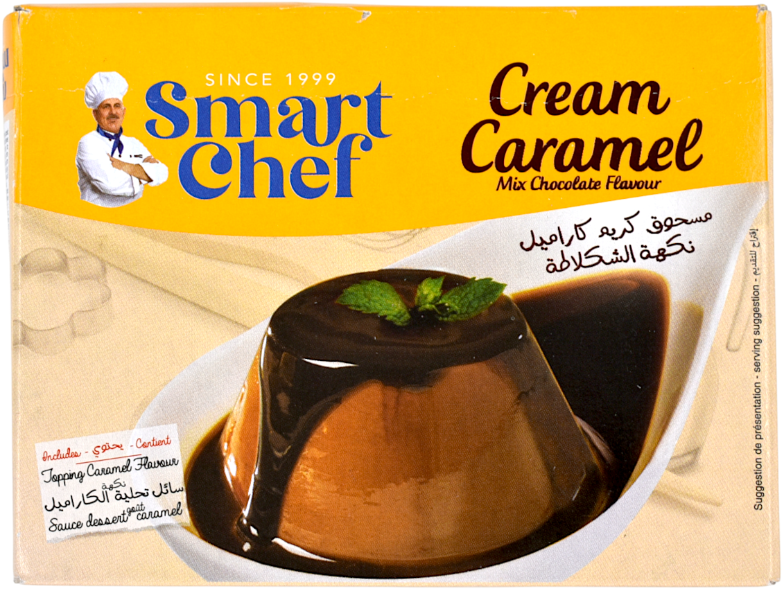 Préparation pour crème caramel saveur chocolat - Smart Chef