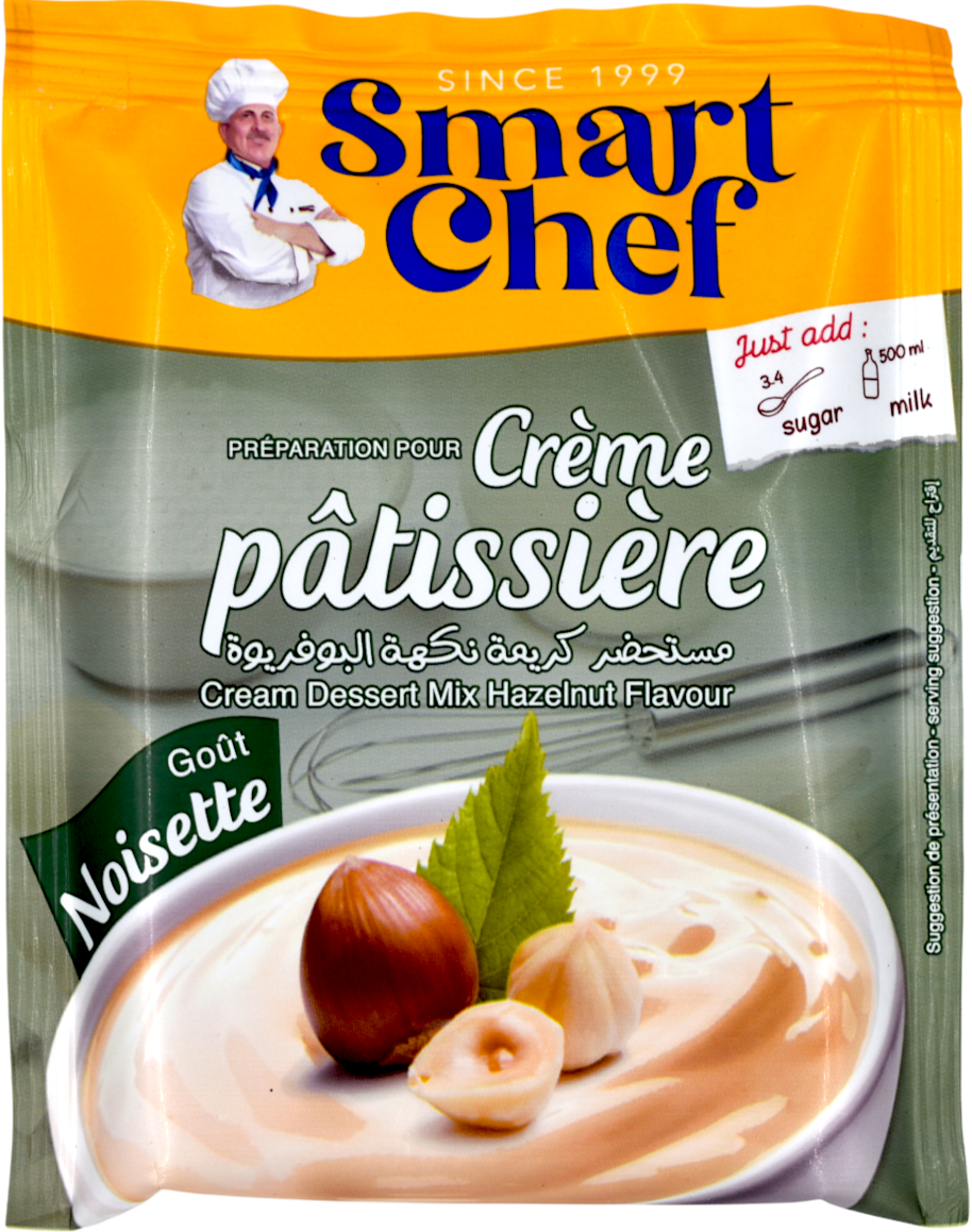 Préparation pour crème pâtissière noisette - Smart Chef