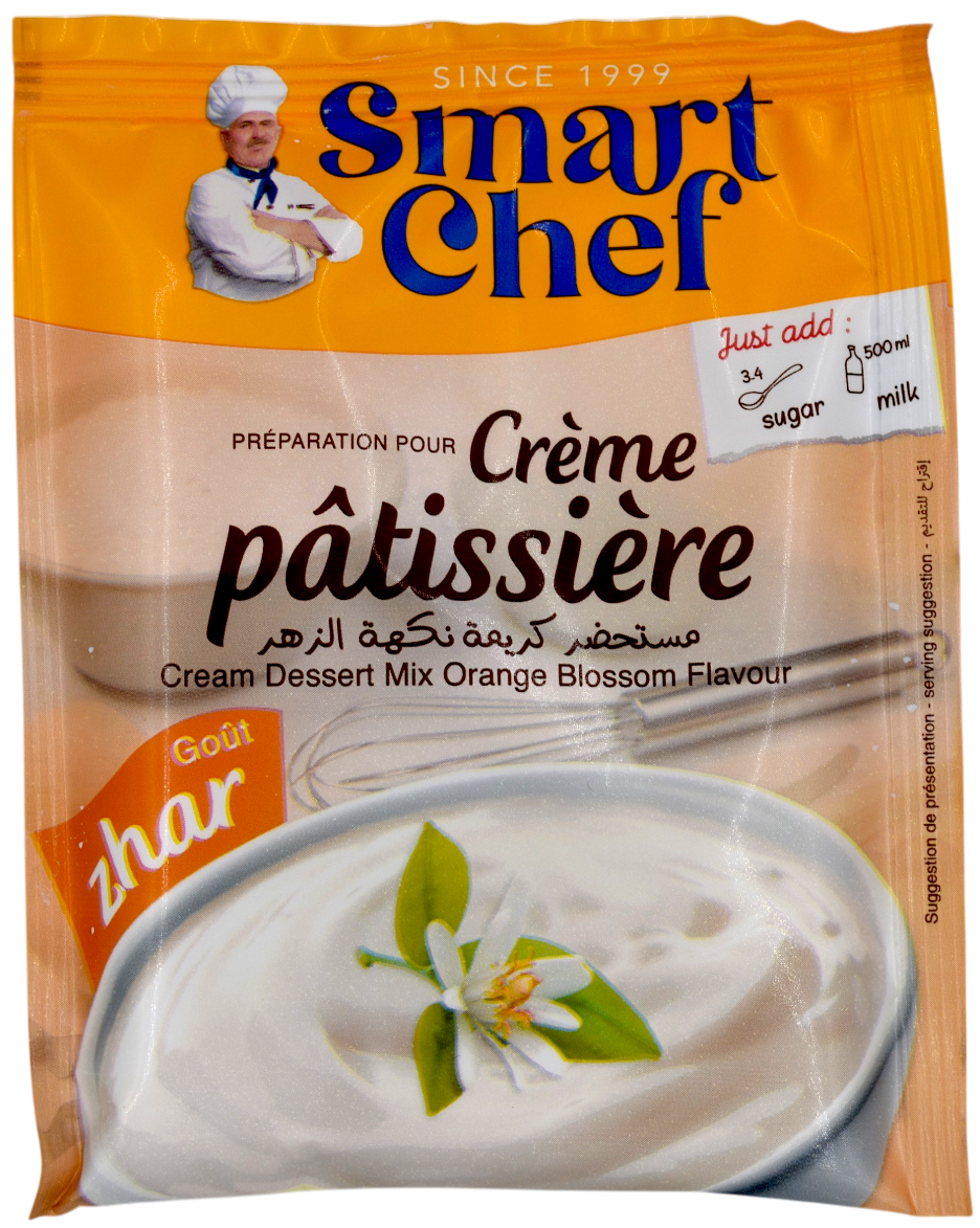 Préparation pour crème patissière fleur d'oranger