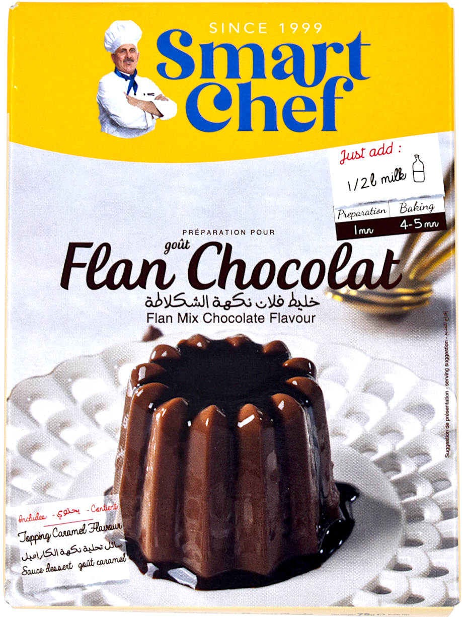 Préparation pour flanc chocolat - Smart Chef