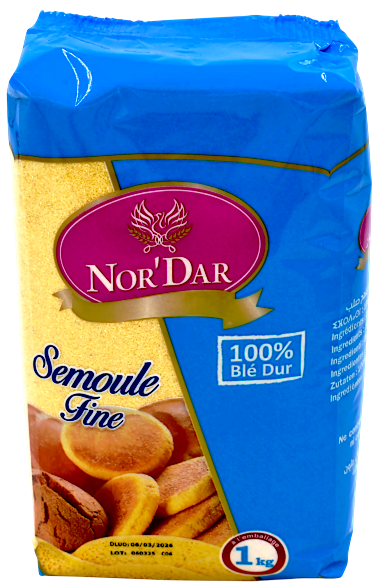 Semoule Fine 1kg - Nor Dar