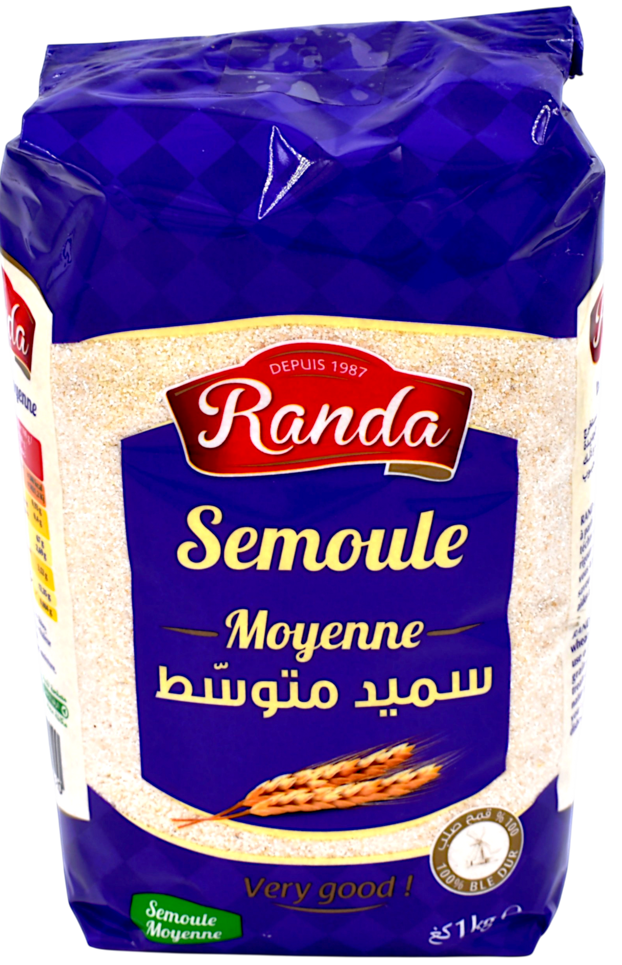 Semoule Moyenne 1kg - Randa