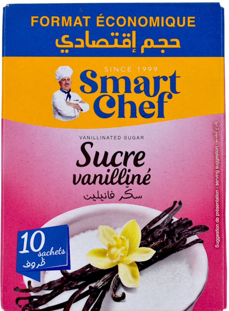 Sucre vanilliné format éco 70g - Smart chef