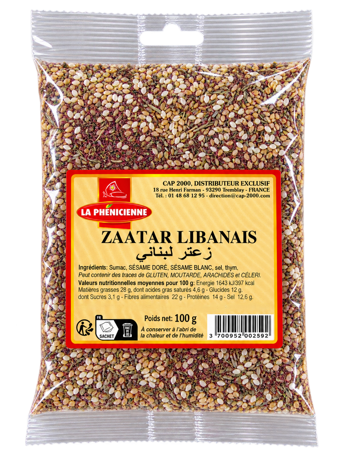 Zaatar libanais La Phénicienne